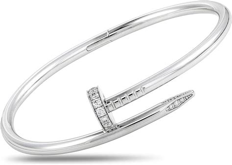 pulsera cartier diamantes|pulsera cartier de clavo.